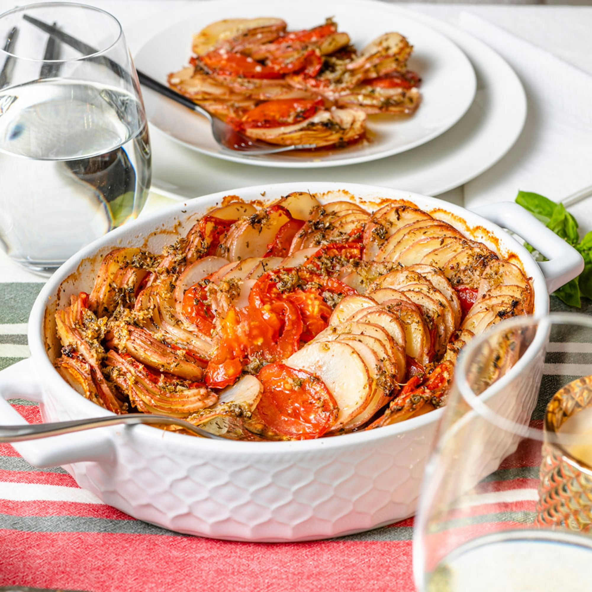 Potato and Tomato Mediterranean Bake Recipe