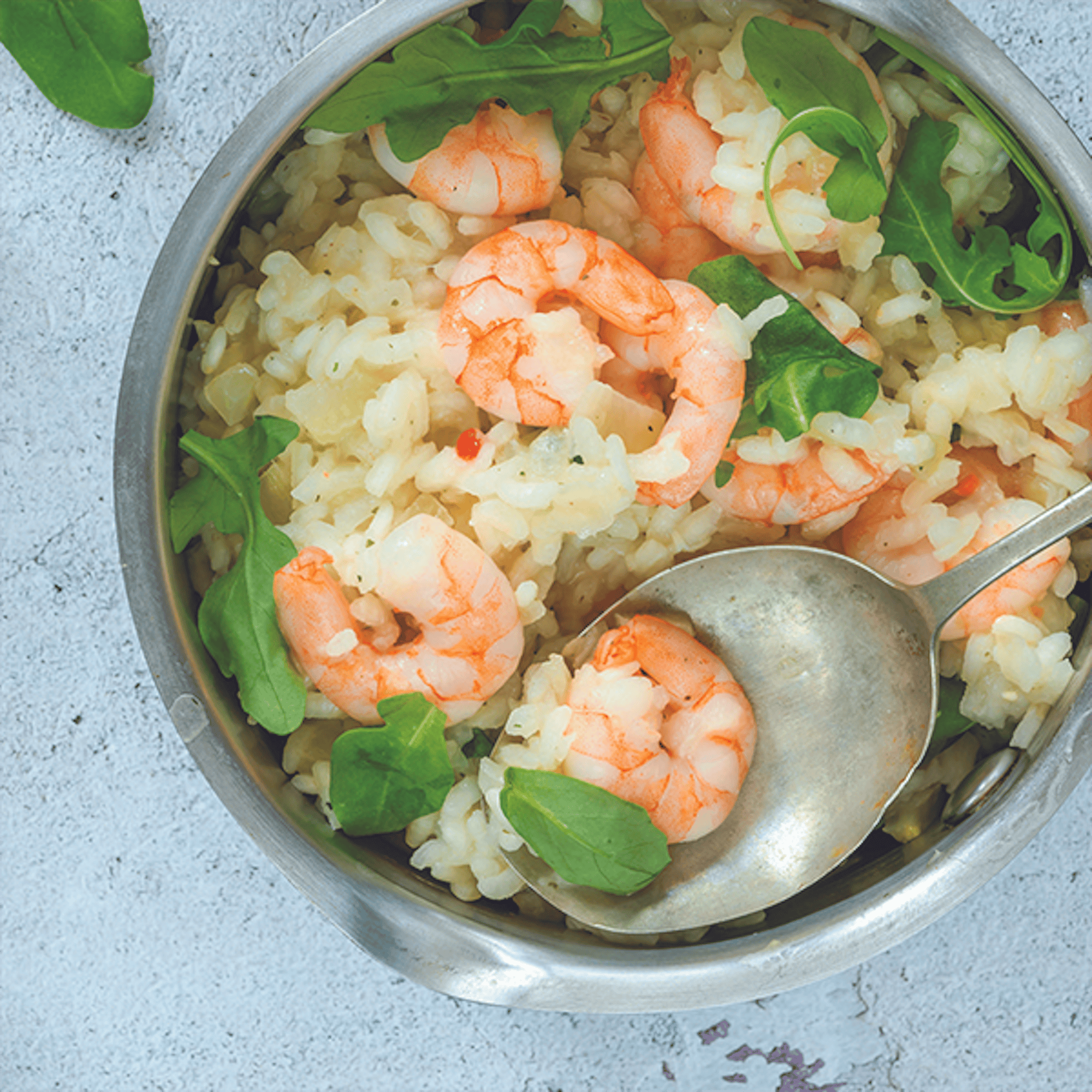 Pea and Prawn Risotto Recipe
